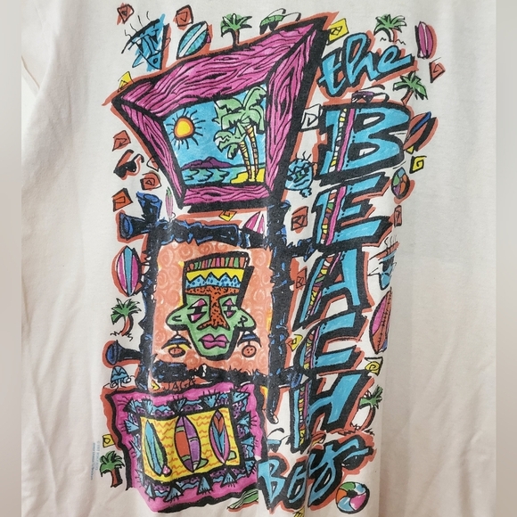 The Beach Boys Vintage 1993 Concert T-Shirt Summer In Paradise Tour Brockum Tee - Picture 6 of 12